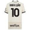 AC Milan Rafael Leao 10 Fjerde 23-24 Hvit - Herre Fotballdrakt